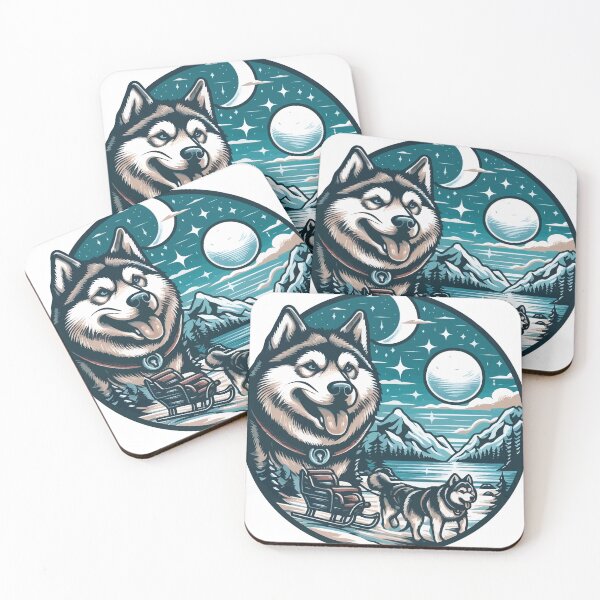 Item preview, Balto the Sled Dog in Alaska with Moon Changes designed and sold by bjrocket89.