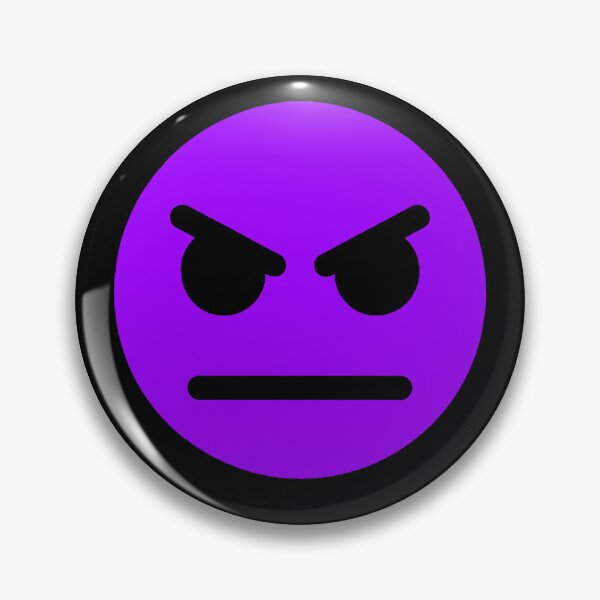 Item preview, Angry Face Purple designed and sold by Andrew Frelas.
