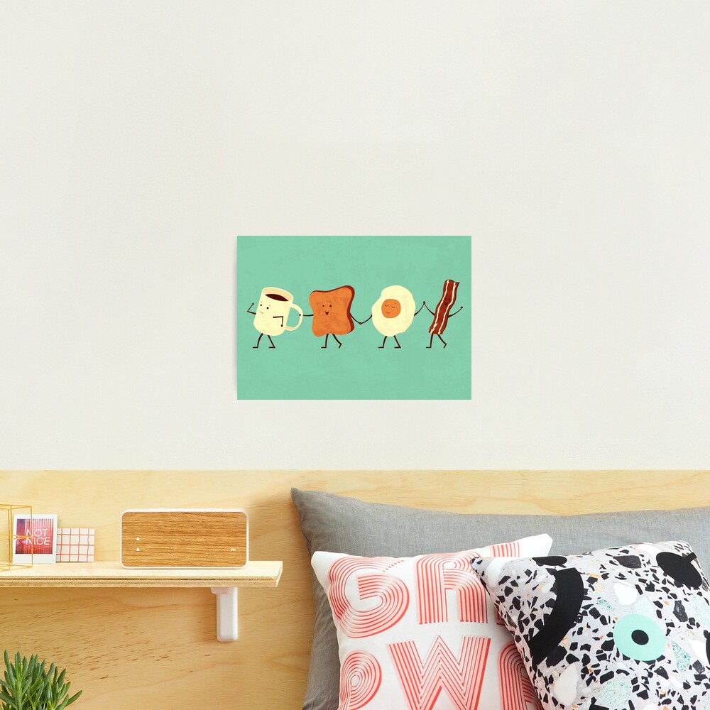 Let's All Go And Have Breakfast Photographic Print