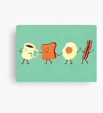 Let's All Go And Have Breakfast Canvas Print