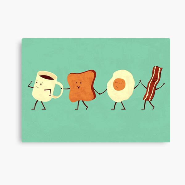Let's All Go And Have Breakfast Canvas Print