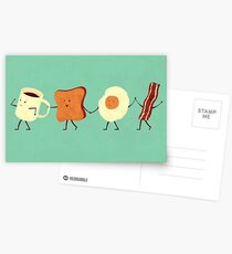Let's All Go And Have Breakfast Postcards