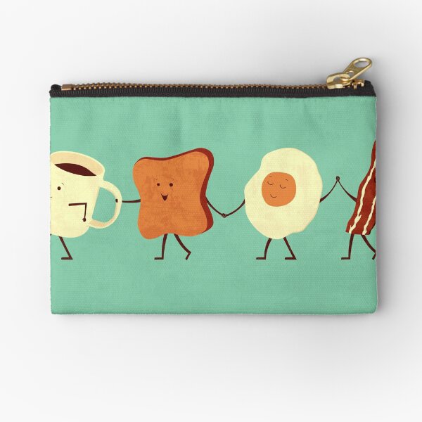 Let's All Go And Have Breakfast Zipper Pouch