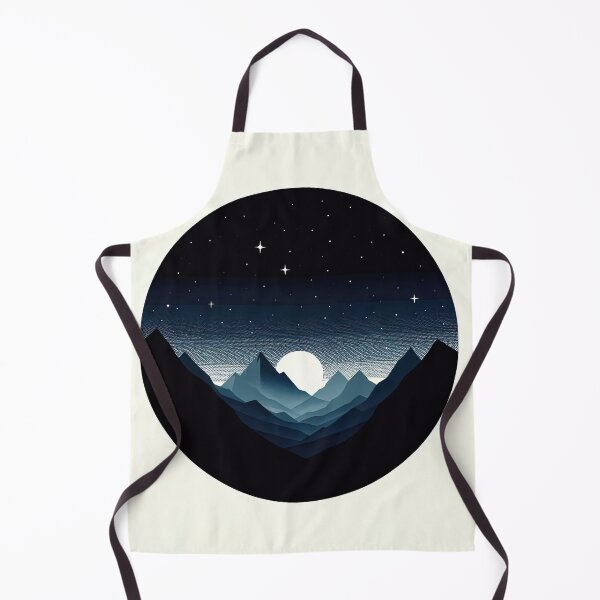 Item preview, Serene Mountain Nightscape designed and sold by SunkenCost.