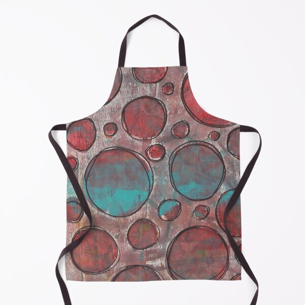 Item preview, Red + Turquoise Circles designed and sold by clothpaperpixel.