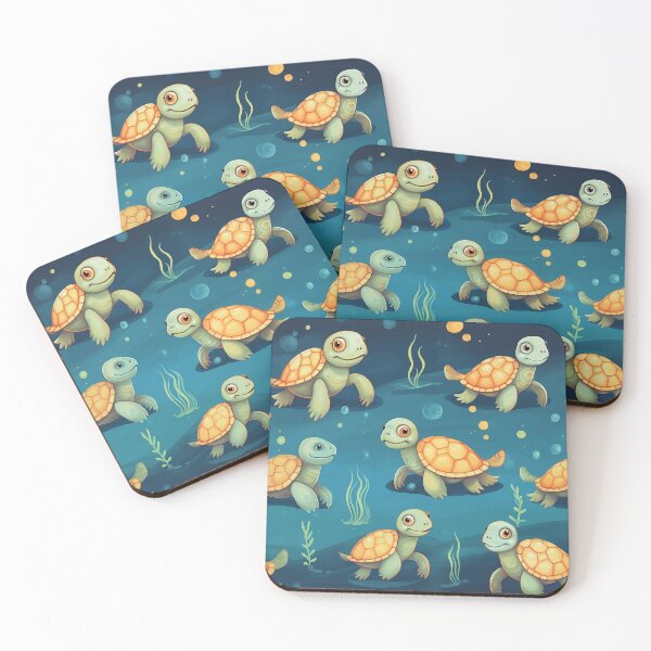 Item preview, Sea turtles pattern designed and sold by CountinStars.