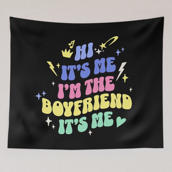 Item preview, Retro Swiftie Couple Pop art Funny Couple I'm The Boyfriend Announcement designed and sold by franzandsabina.
