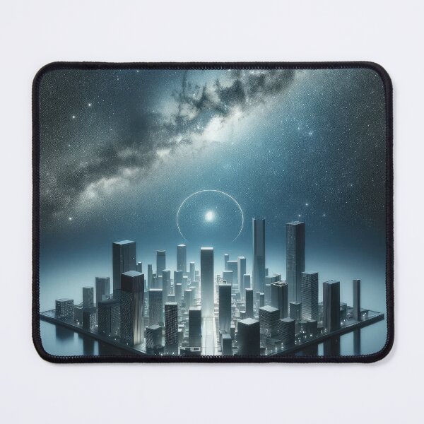 Item preview, Futuristic Harmony Between City and Cosmos designed and sold by SunkenCost.