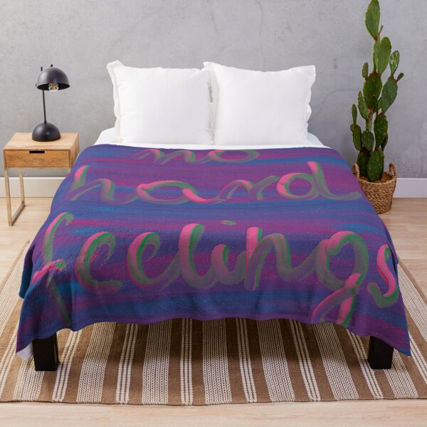 Item preview, NO HARD FEELINGS word art print designed and sold by nataliavandalia.