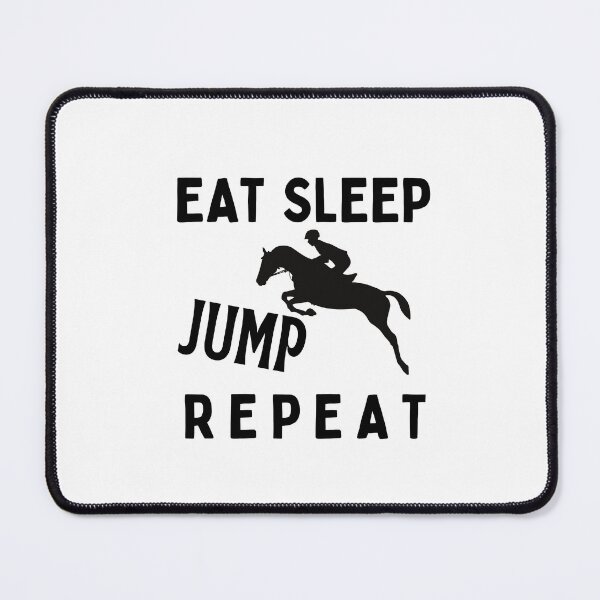 Item preview, Eat Sleep Jump Repeat  designed and sold by SarcastiCrafts.