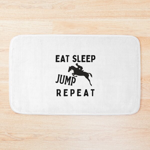 Item preview, Eat Sleep Jump Repeat  designed and sold by SarcastiCrafts.