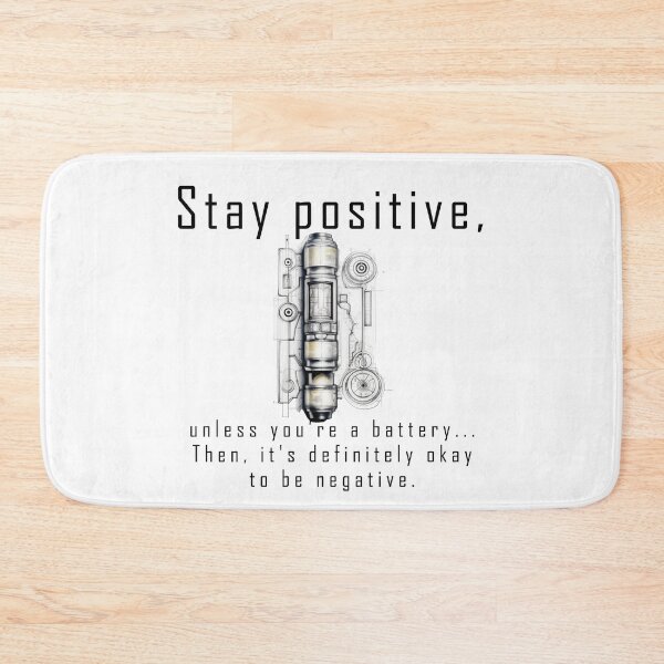 Item preview, Stay Positive. Silly Inspirational Quote. designed and sold by Thehatinthecat.