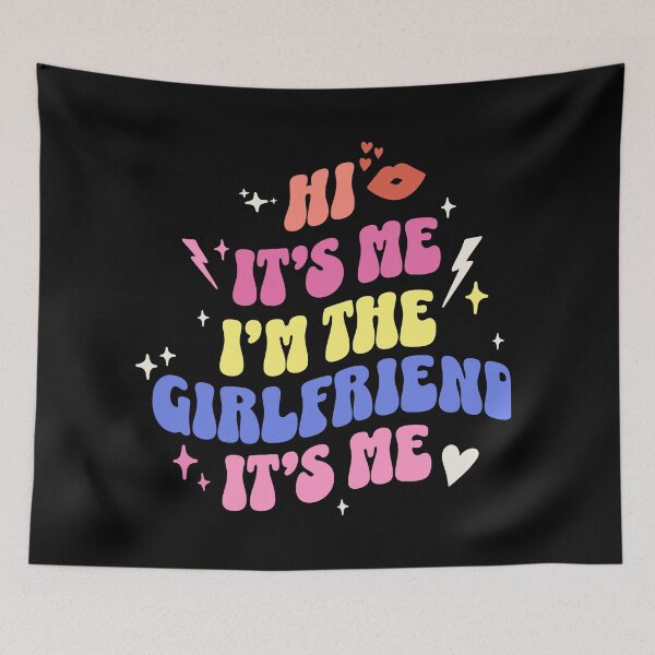 Item preview, Retro Swiftie Couple Pop art Funny Couple I'm The Girlfriend Announcement designed and sold by franzandsabina.
