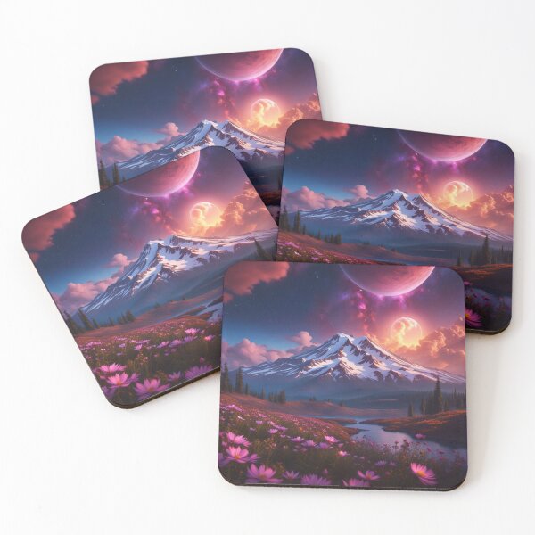 Item preview, Cosmos over Mt. Shasta designed and sold by BrandoCafe.