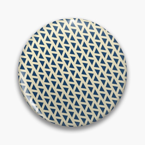 Item preview, Blue Pyramids & Triangles Yellow Background Infinite Endless Pattern designed and sold by Alchemy-A-La-G.