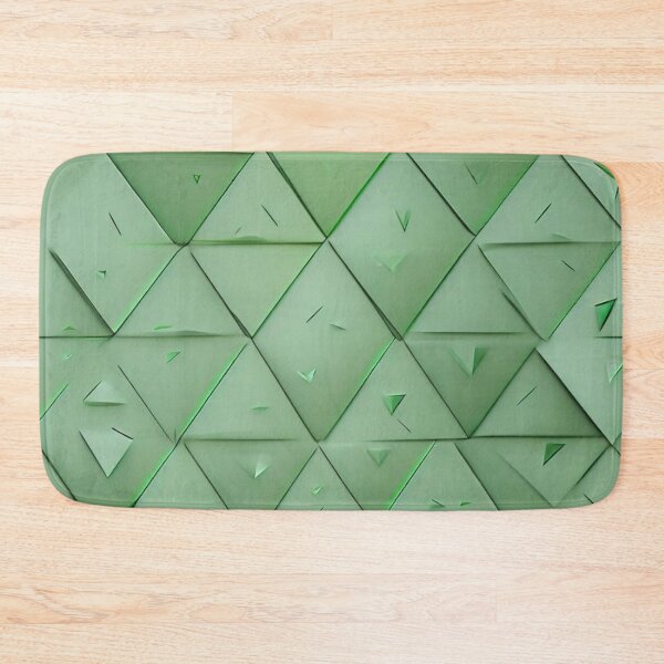 Item preview, Modern Green 3D Wall Pattern designed and sold by mymagicstoreus.