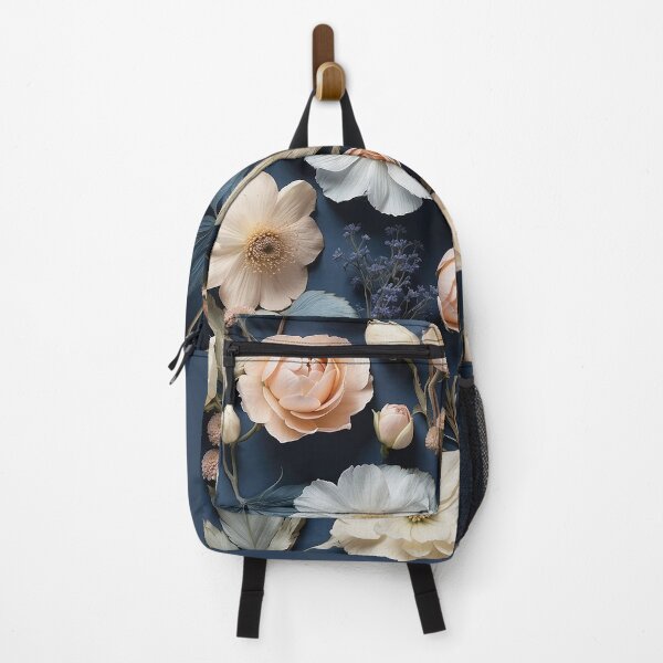 Item preview, Dried Flowers Art- Navy, Peach and Cream designed and sold by Witsprings.