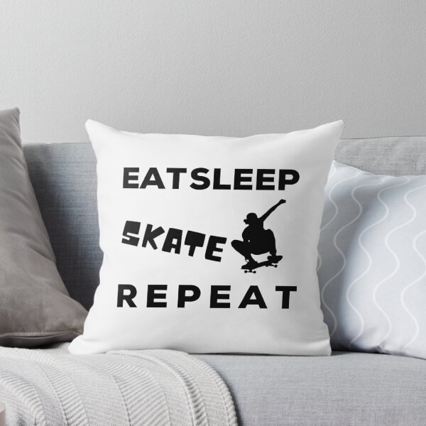 Item preview, Eat Sleep Skate Repeat  designed and sold by SarcastiCrafts.