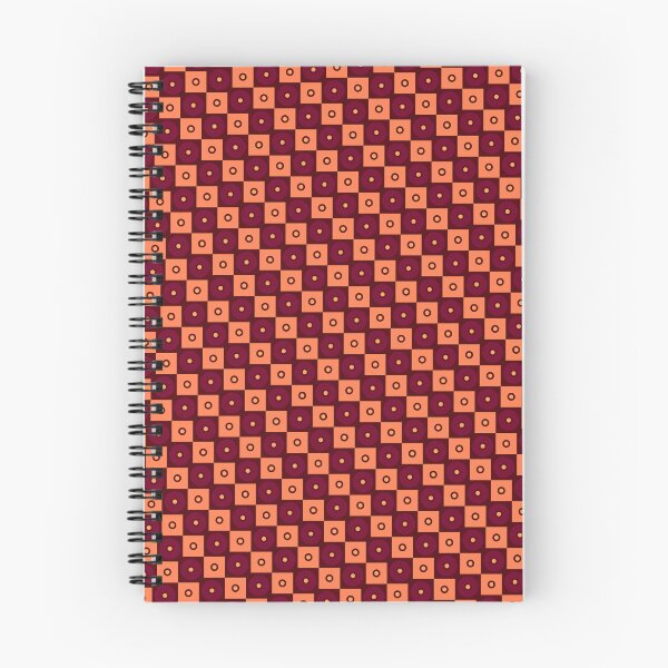 Item preview, Orange & Magenta Circles Squares Infinite Endless Continuous Pattern designed and sold by Alchemy-A-La-G.