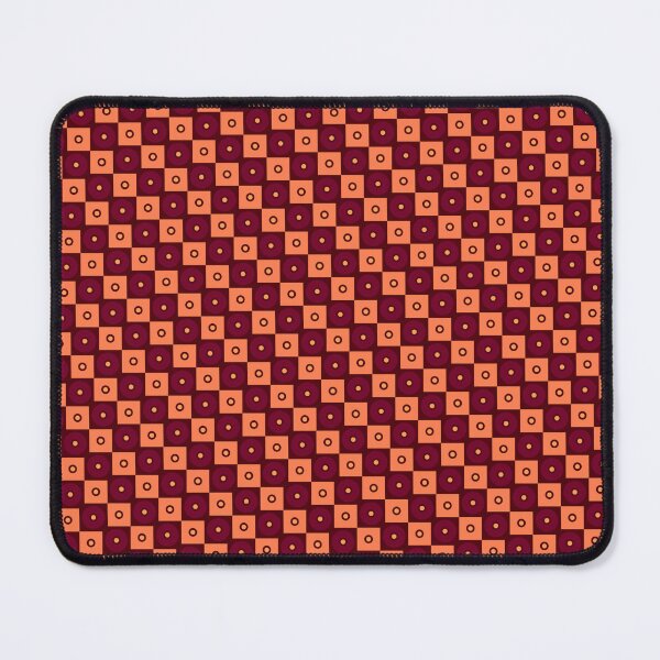 Item preview, Orange & Magenta Circles Squares Infinite Endless Continuous Pattern designed and sold by Alchemy-A-La-G.