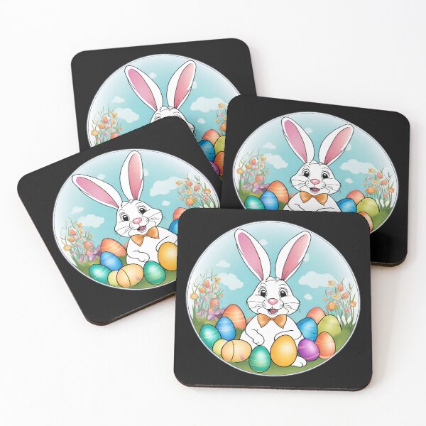Item preview, Sweet Easter Bunny in Colors. Happy Christmas! designed and sold by Aquillashop.