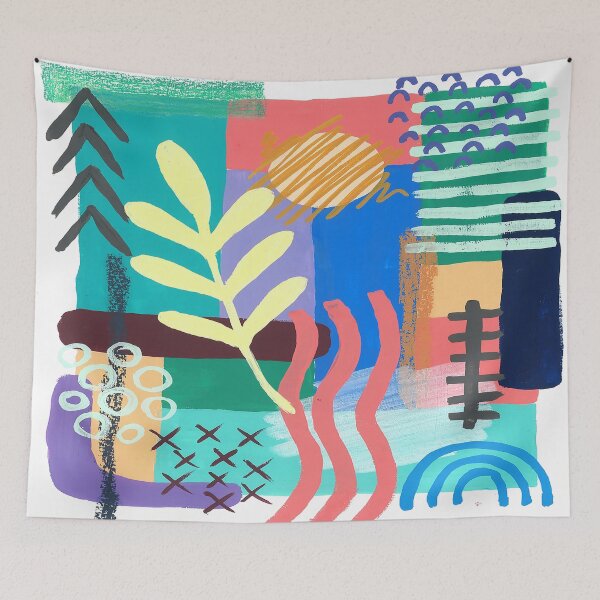 Item preview, Geometric Abstract with Lots of Color designed and sold by ewartick1.