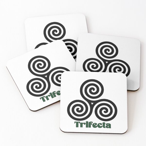 Item preview, TRIFECTA Black Swirl designed and sold by  Kink Ink Designs.