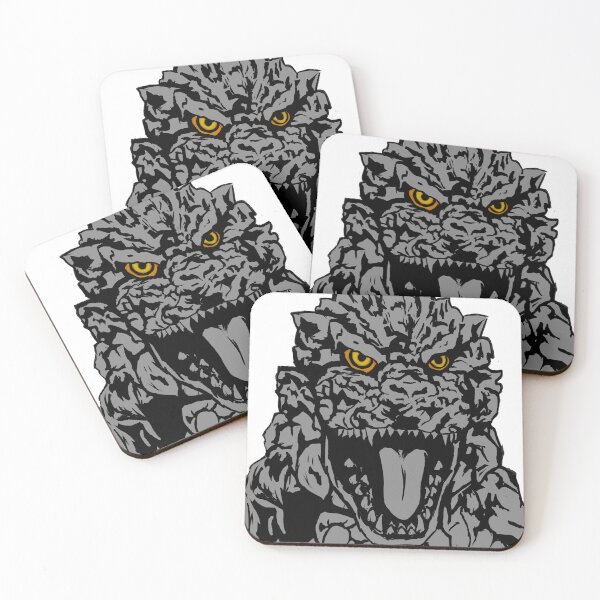 Item preview, Godzilla silhouette grey designed and sold by MorrowMakers.