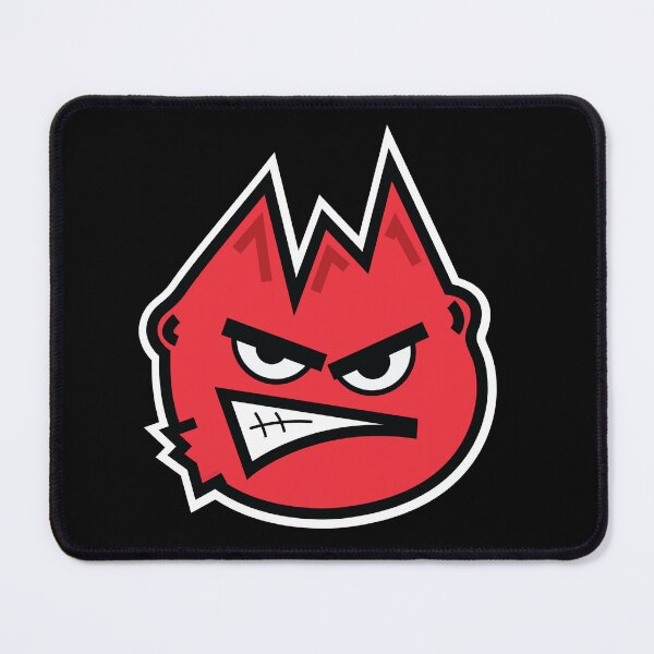 Item preview, Mad fire ball face red flame burning hot icon designed and sold by doseofwin.