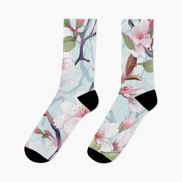 Item preview, Elegant Cherry Blossom Serenity - Soft Pastel Botanical Illustration designed and sold by Nicholas Panek.