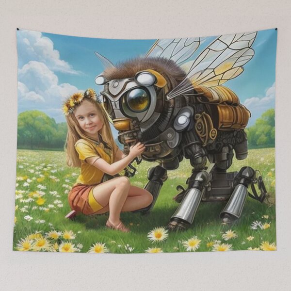 Item preview, Mutant Robot Bee Friend designed and sold by shakespeare1212.