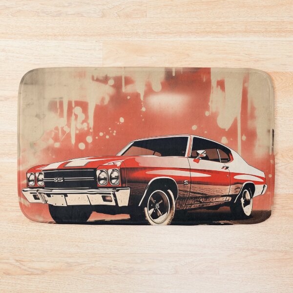 Item preview, 1971 Chevelle SS Classic Car Stencil Art Print designed and sold by StefNomadLife.