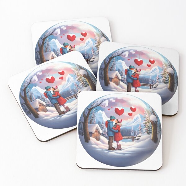 Item preview, Icy Bliss: Snow Globe Romance designed and sold by Cloe Dauplais.