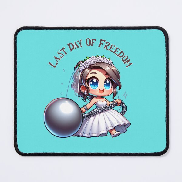 Item preview, Bride At Her Wedding Day And The Last Day Of Freedom designed and sold by AnalajiaDesigns.