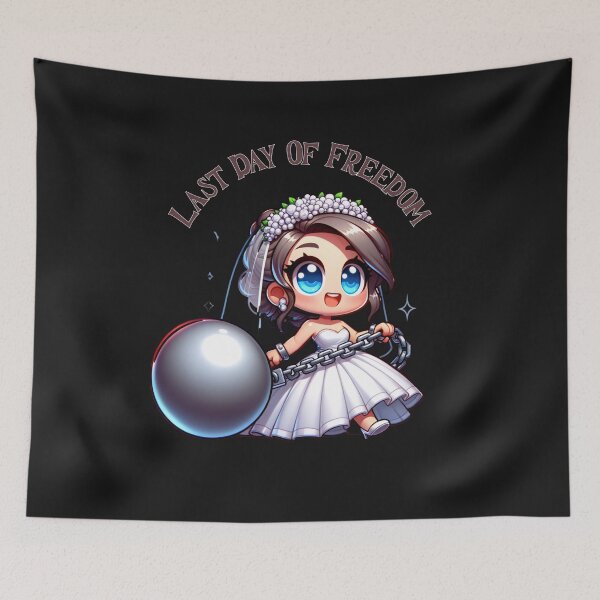 Item preview, Bride At Her  Wedding Day And The Last Day Of Freedom designed and sold by AnalajiaDesigns.