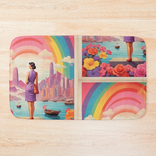 Item preview, Valentines Day Hong Kong LGBT+ Tourism Vintage Poster 2 designed and sold by TravelersGems.