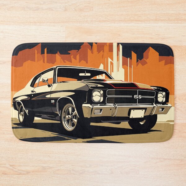 Item preview, 1971 Chevelle SS Classic Car Stencil Art Print designed and sold by StefNomadLife.