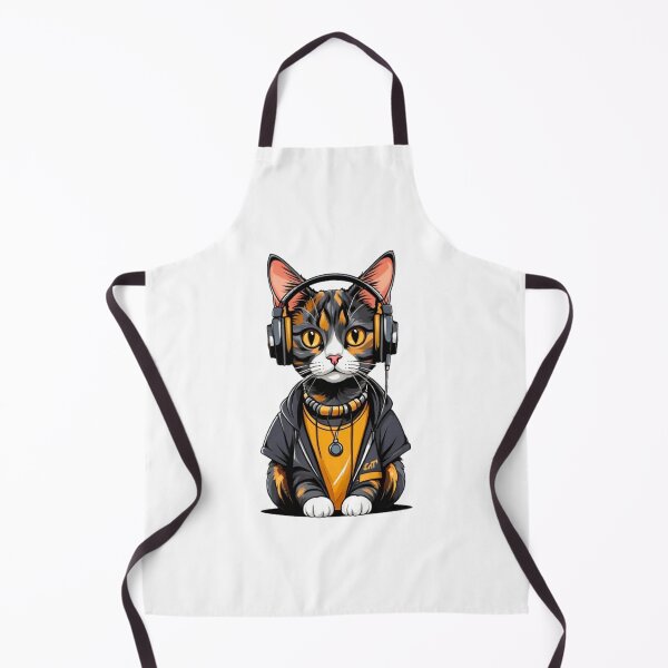 Item preview, Cool cat tortie wear headphone designed and sold by KorArtStudio.