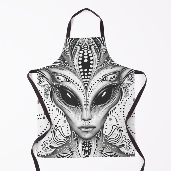 Item preview, Interdimensional Being - Psychedelic Machine Elf Illustration designed and sold by Nicholas Panek.