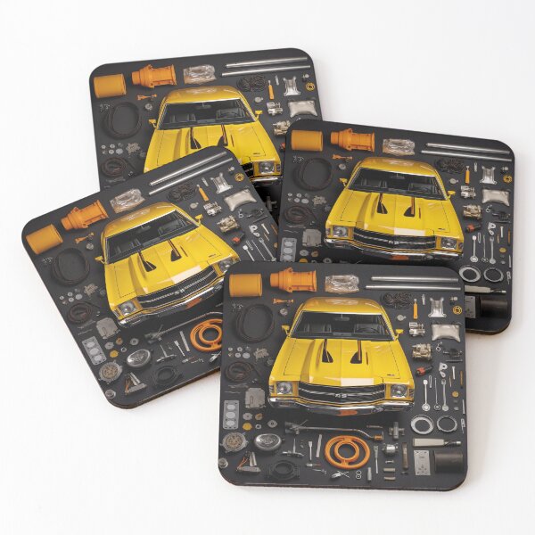 Item preview, 1971 Chevelle SS Classic Car Knolling Craft designed and sold by StefNomadLife.