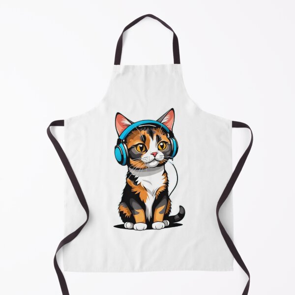 Item preview, Cool cat tortie art wear headphone designed and sold by KorArtStudio.