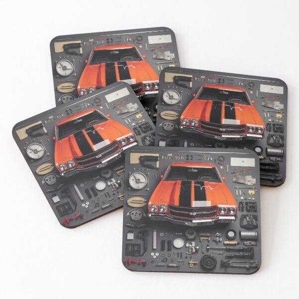 Item preview, 1971 Chevelle SS Classic Car Knolling Craft designed and sold by StefNomadLife.