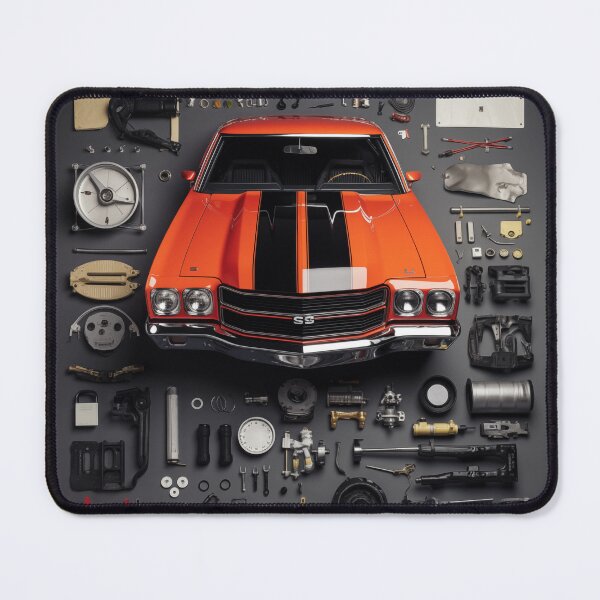 Item preview, 1971 Chevelle SS Classic Car Knolling Craft designed and sold by StefNomadLife.