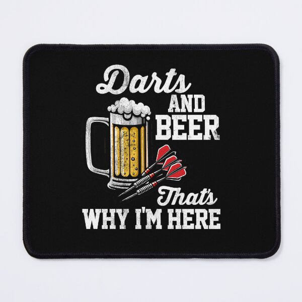 Item preview, Darts and Beer That's Why I'm Here designed and sold by DetourShirts.