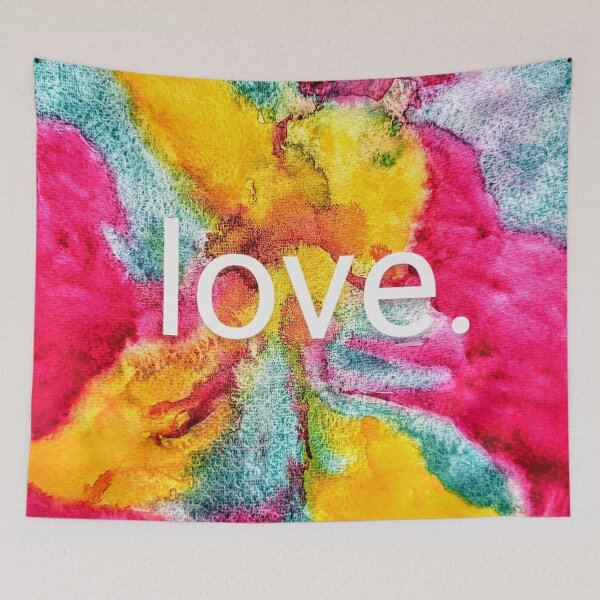Item preview, LOVE. (Woosh) designed and sold by Laura King  Fine Arts.