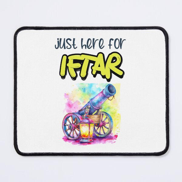 Item preview, Just Here for Iftar- Giggles Galore: Celebrate Ramadan with Our Side-splitting Funny Memes- افطار رمضان بالعربي مدفع رمضان مضحك designed and sold by FUNqoosh.