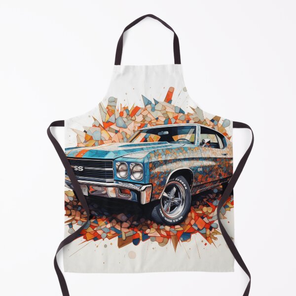 Artikelvorschau, 1971 Chevelle SS Classic Car Mix Media Mosaike entworfen und verkauft von StefNomadLife.