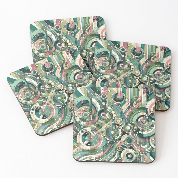 Item preview, Green Abstract  Design designed and sold by Alessei.