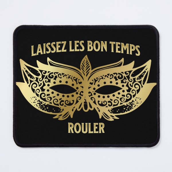 Item preview, Laissez Les Bon Temps Rouler Mardi Gras Mask  designed and sold by darkskydelights.
