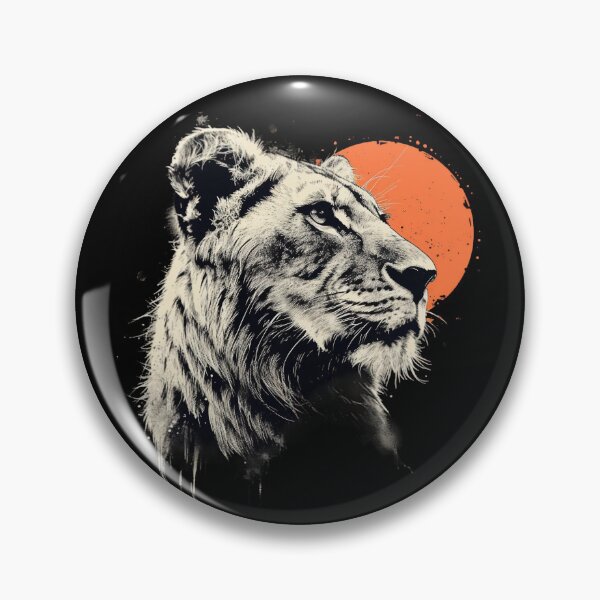 Item preview, Lion Savannah Beauty Art designed and sold by Obsidian Ink by Wilshire.